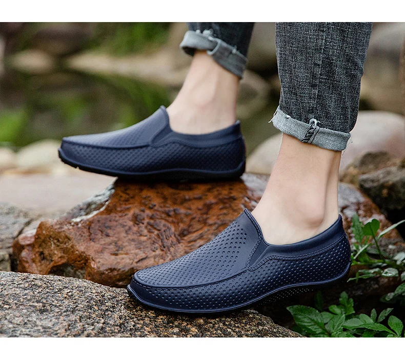 Summer Waterproof Shoes Men Rain Shoes 