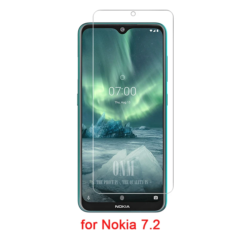 2 шт закаленное стекло для NOKIA 7,2 6,2 4,2 3 V 3,1 C 3,1 A 2,2 3,2 4,2 защита экрана 9H закаленное стекло для Nokia 1 Plus X71