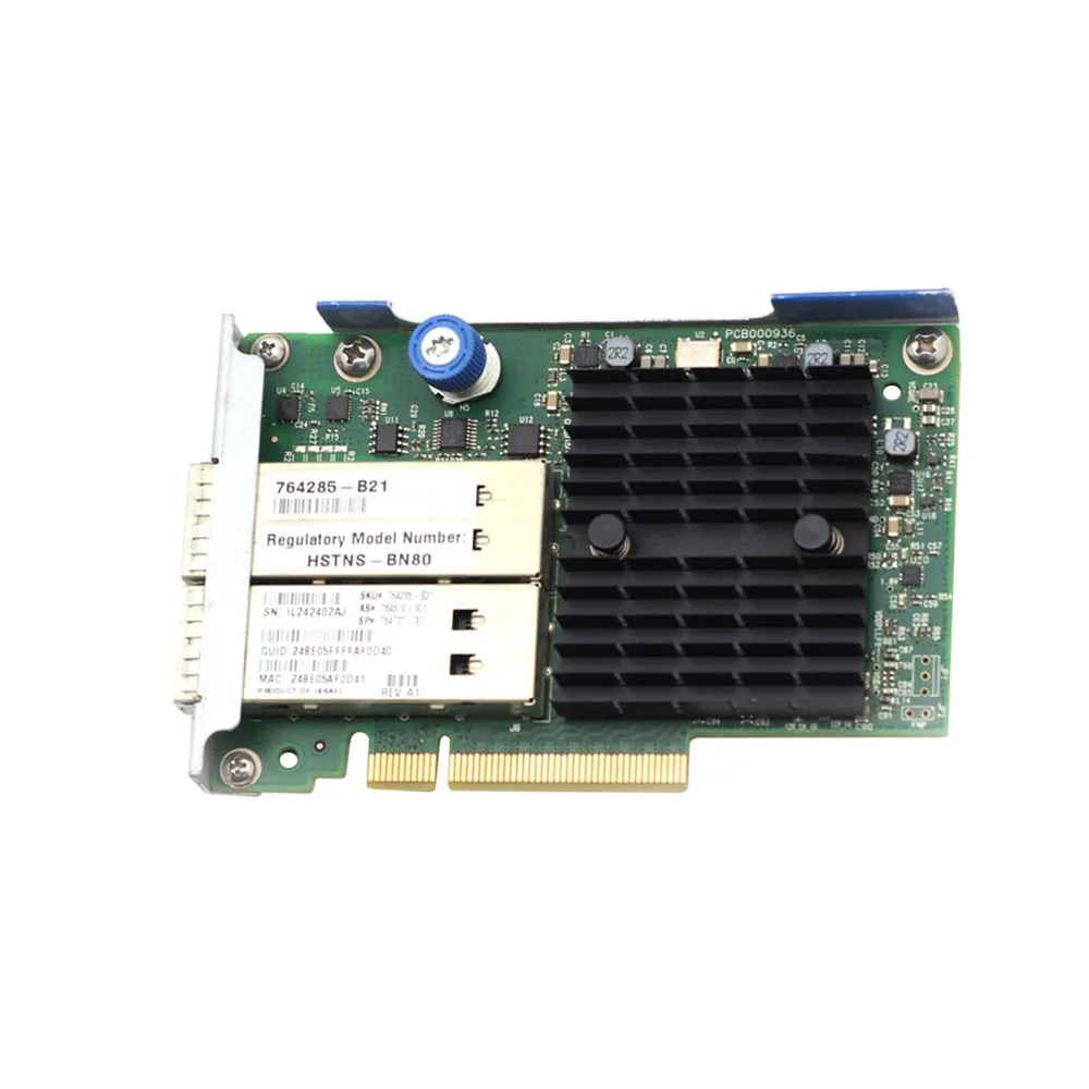 

Original dual port network card 544+FLR-QSFP 764285-B21 764618-001 764737-001 For HP G8 G9