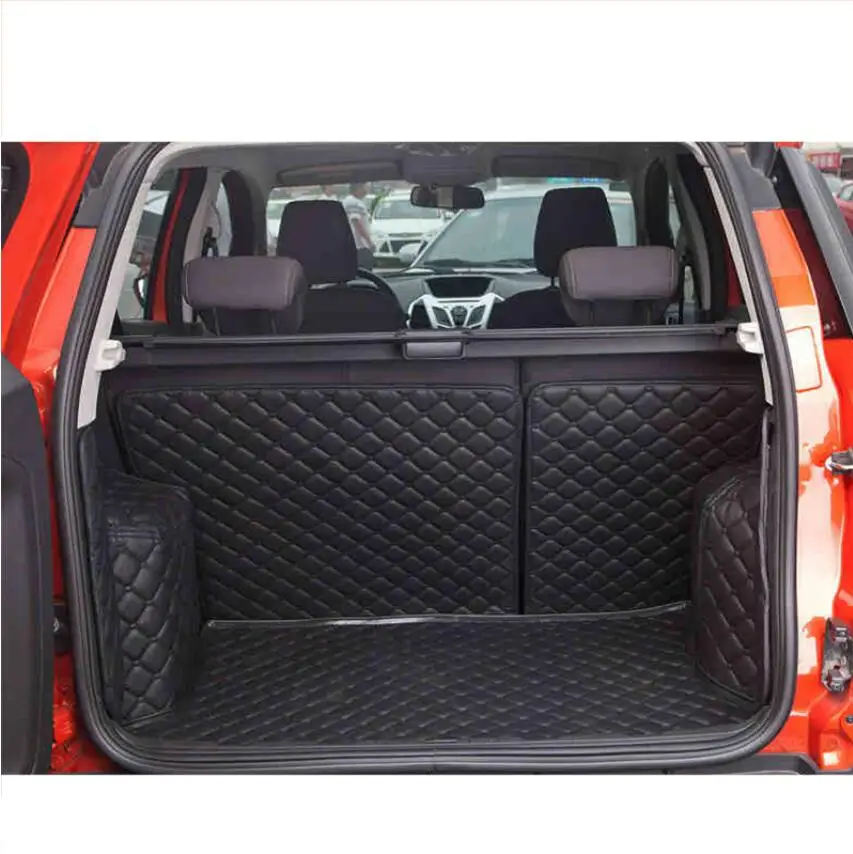 Для ford ecosport кожаный коврик для багажника автомобиля 2013 багажника ковер