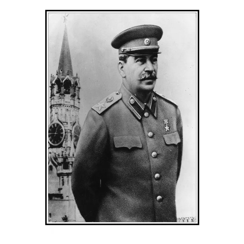 Винтажный Сталин Советского Союза постеры простая бумага для рукоделия плакаты классическая декоративная живопись картины 86