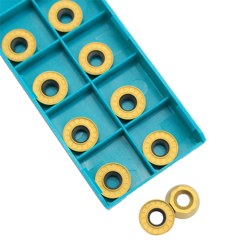 10pcs CNC Milling Insert RPMT1204 M C TT9080 New Carbide Metal Turning Tool Lathe Cutter | Инструменты