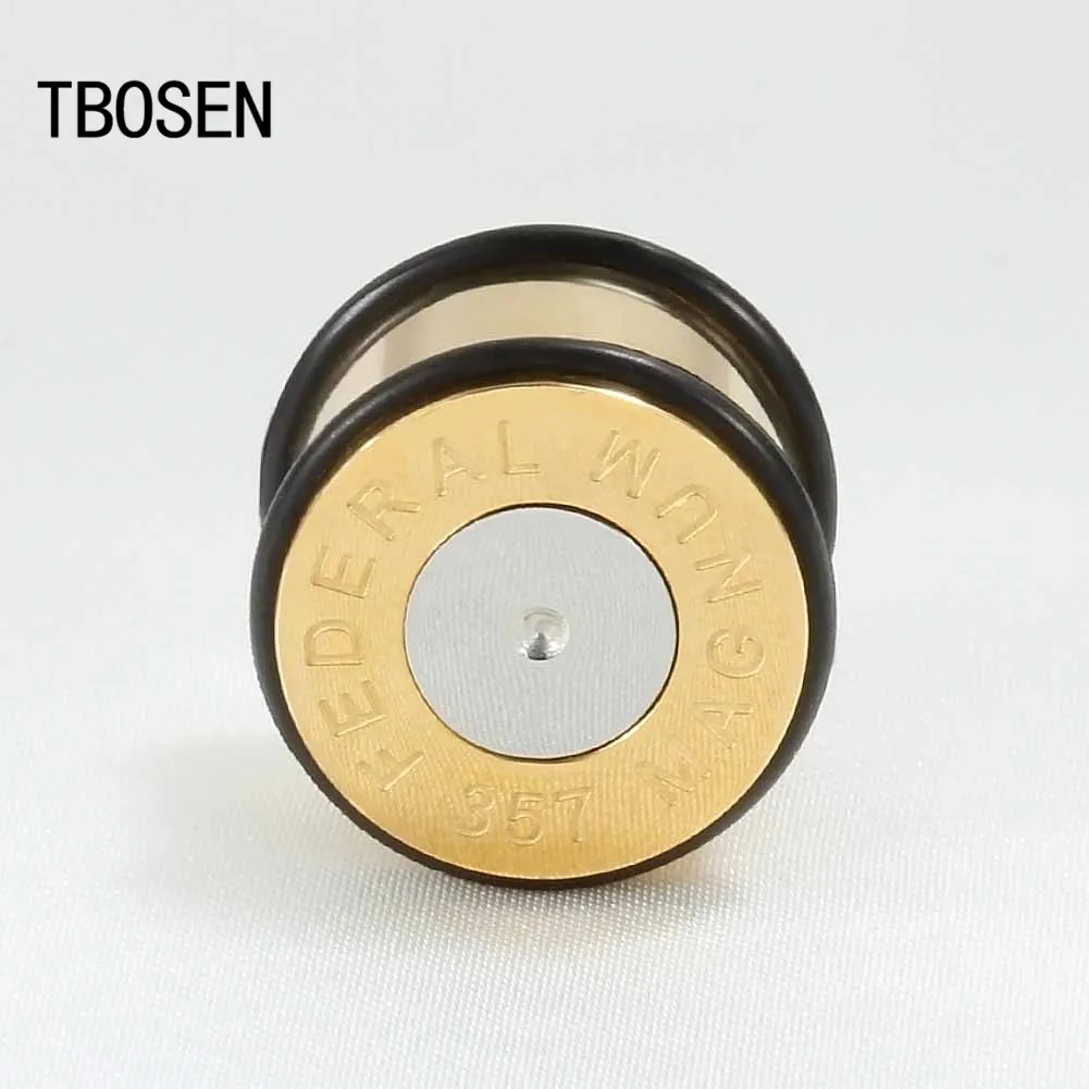 TBOSEN Ear Piercing Plugs Tunnels Stretched Stainless Steel Fashion Body Jewelry Expander Gauges Earrings 6mm 16mm 0G 00G 2PCS | Украшения