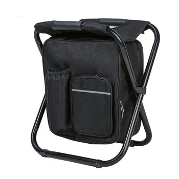 

Outdoor Folding Portable Stool Thermos Ice Cold Bag Fishing Backpack Storage Cooler Chair Hiking Camping Beach Picnic Travel