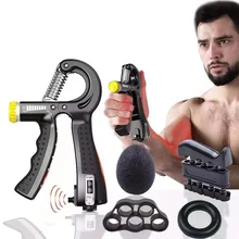 Adjustable Heavy Gripper Fitness Expander for Hands Grips Wrist Training Increase Strength Spring Finger Pinch Carpal Expander