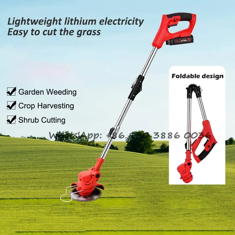 850W High Power Lawn Edge Cutter Portable Wireless Garden Weed