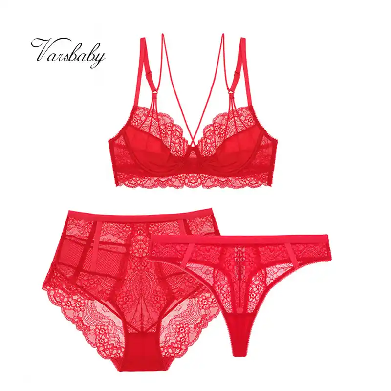 red lace high waisted panties