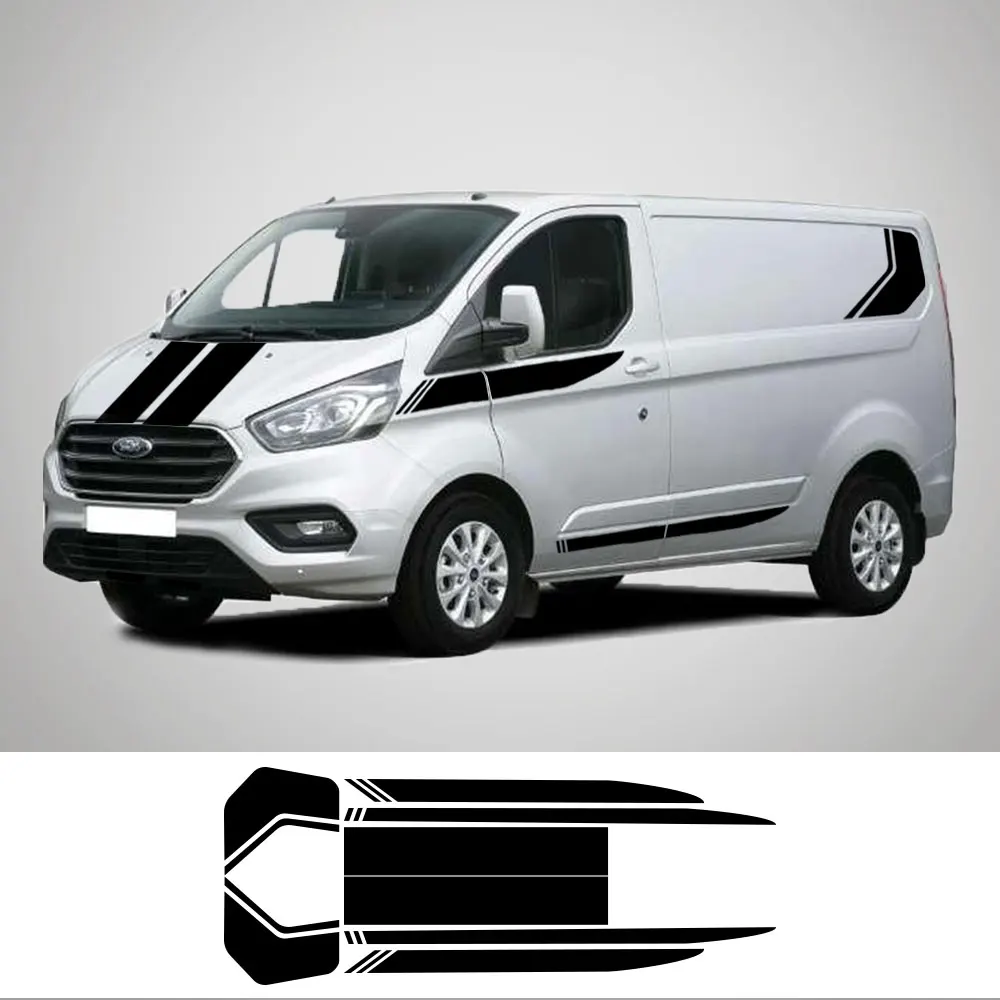 5Pcs Auto Türgriff Abdeckung Trim für Ford Transit Nach Tourneo 2014- 2020  Carbon Faser Tür Griff Aufkleber dekoration - AliExpress