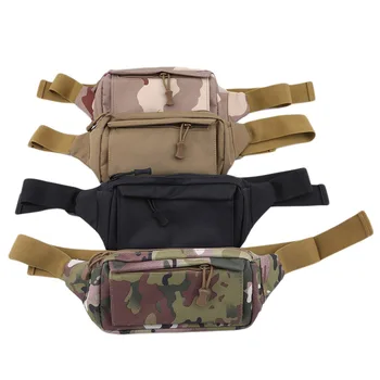 

New Style Leisure Sport Man Waist Bag Man Pure Color Pattern Nylon Chest Bags Waist Bags Phone Bags Cangurera Heuptas