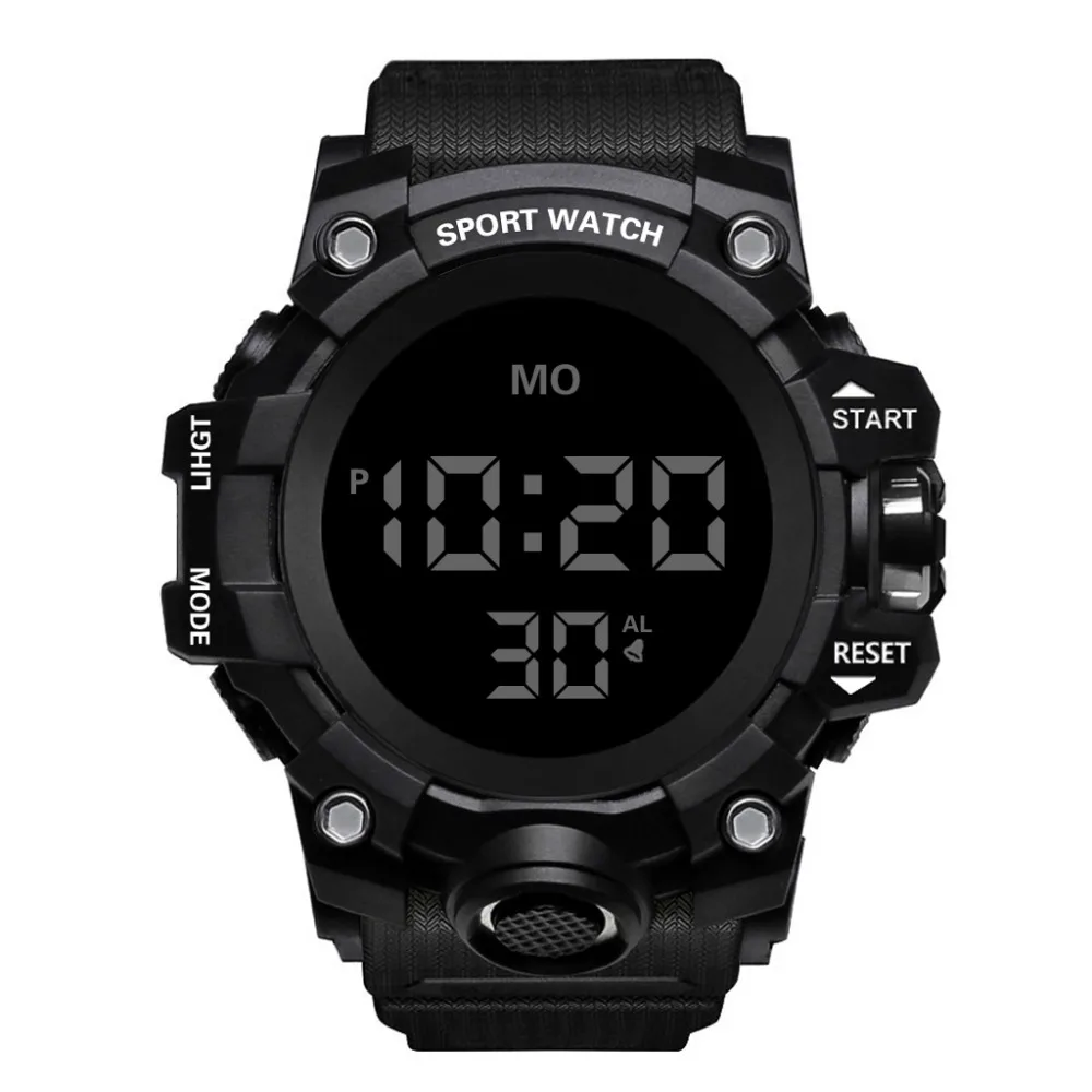 HONHX Waterproof Chronograph Digital Watch for Men Fashion Sport Wristwatch Top Brand Men's Alarm Clock 55F-783 | Наручные часы