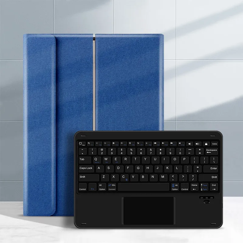 w76 caso teclado sem fio capa escudo com touchpad