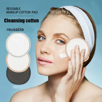 

Hot sale 16pcs Reusable Makeup Removal Pad Bamboo Charcoal Cleansing Cotton Pad with Storage Bag FRE