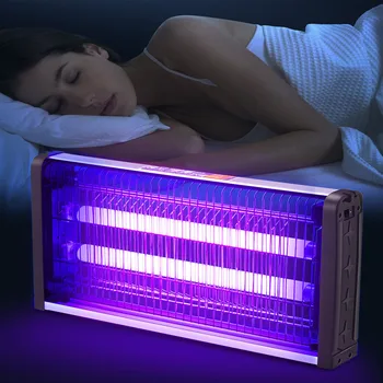 

110V-220V 20W 30W UV Mosquito Killer Lamp Electric Bug Zapper Mute LED Mosquito Trap For Home Indoor Outdoor Fly Insect Killer