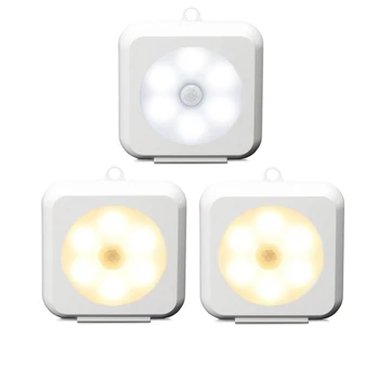 

LED Under Cabinet Light Universal Wardrobe Light Motion Sensor Night Light for Cupboard Closet Kitchen Children Lamp