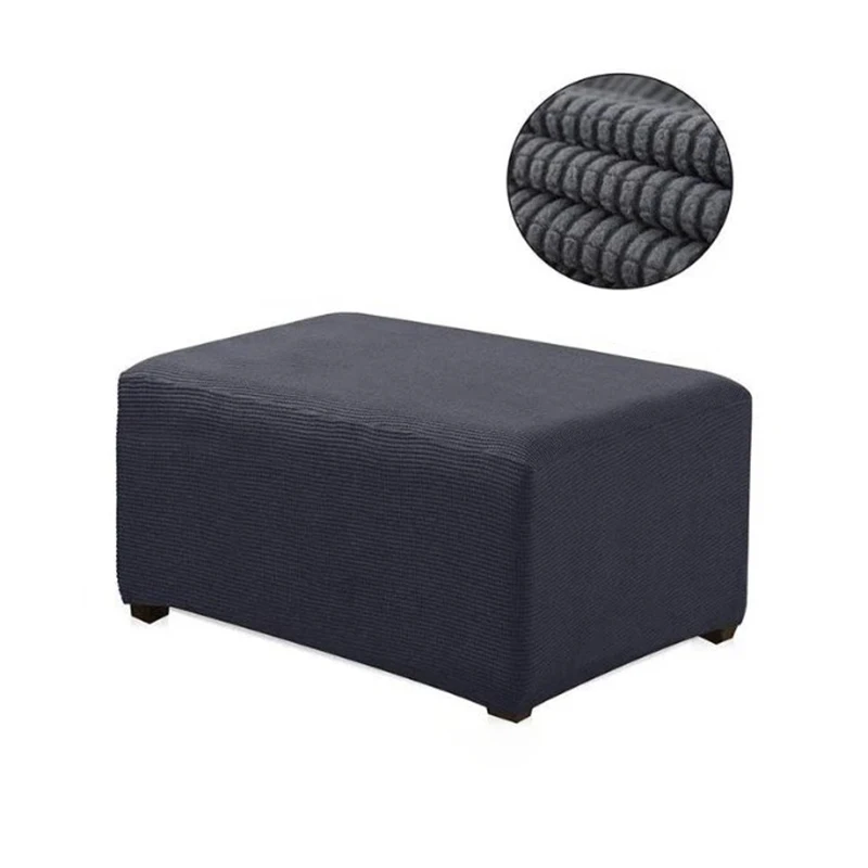 

Meijuner Elastic Sofa Pedal Cover Stretch Footstool Case Protector Ottoman Slipcover Washable Sofa Foot Rest Stool Covers