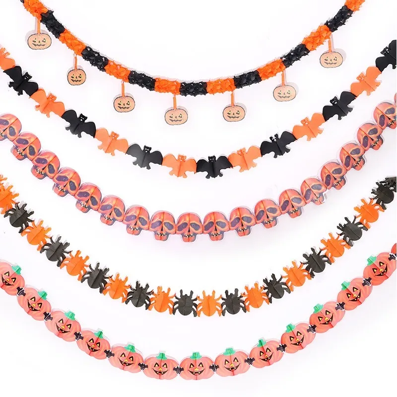 

Halloween decoration party supplies bar dance dress up school classroom layout supplies pumpkin skull ornaments