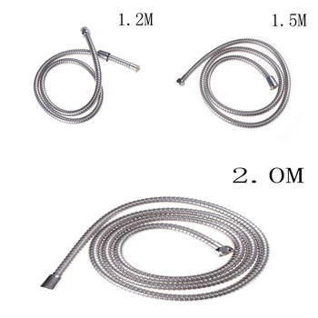 

New Shower Hose 1.2M/1.5M Shower Head Hose Handheld Stainless Steel Bathroom Flexible Tube Bathroom Fixture