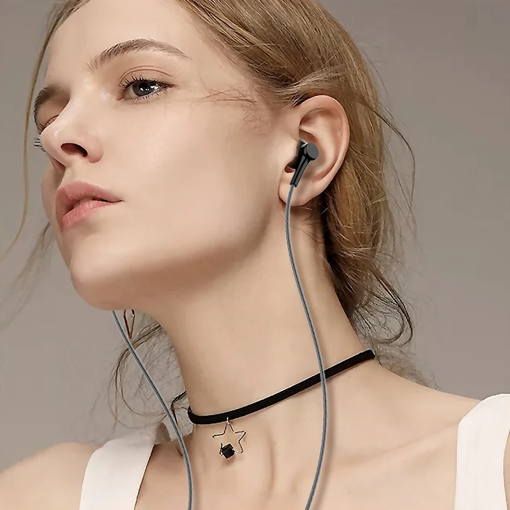 PTM P7S In-ear Earphone Bass Earbuds Stereo Wired Headset with Mic For Phones iPhone Xiaomi Redmi Samsung Huawei Ear Phone Buds