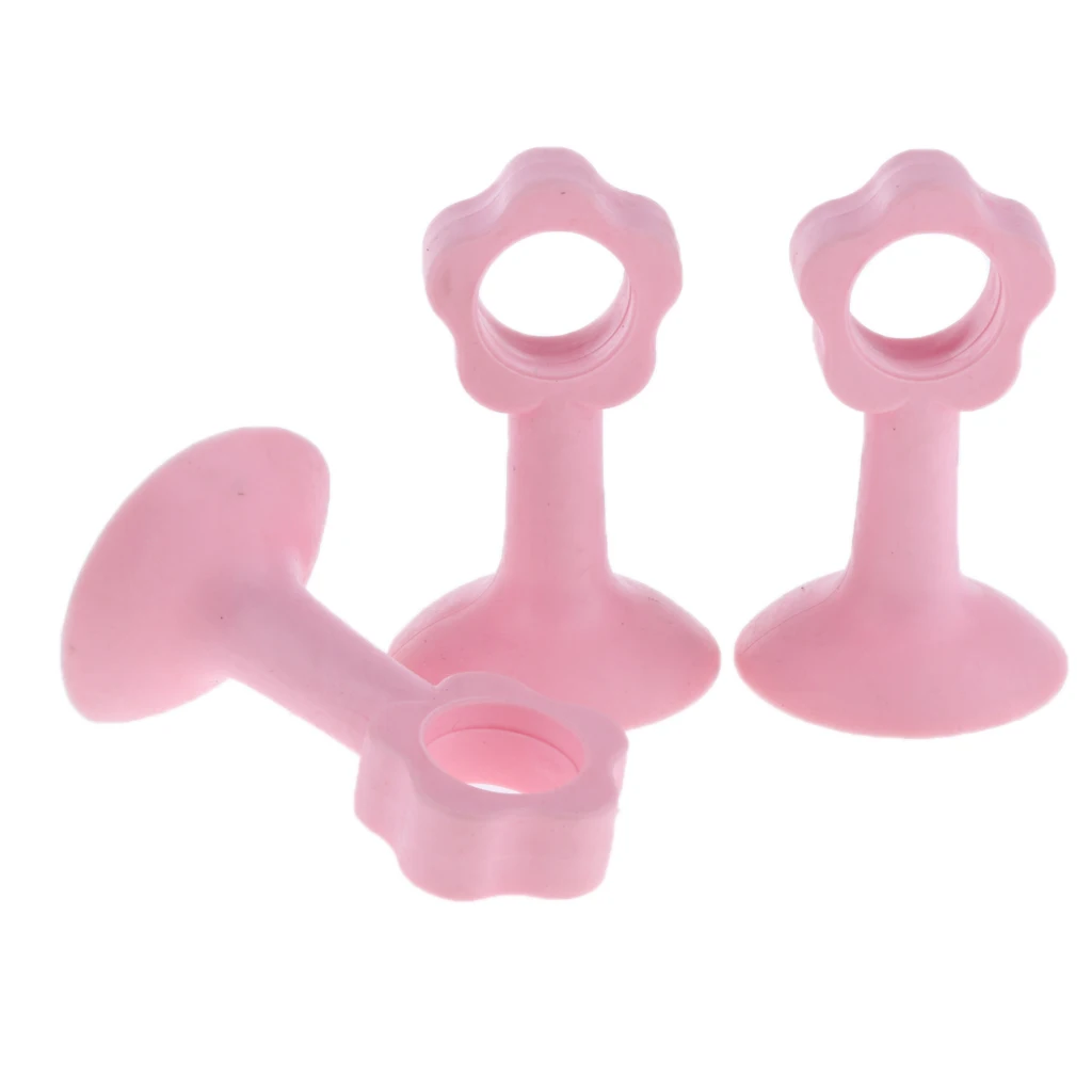 Pack of 3 Silicone Door Crash Pads Stopper, Mute Suction Handle Knob Anti-Collision, Doorknob Bumper Wall Protector
