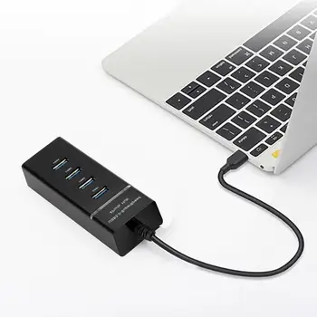 

High Speed 4 Port USB 3.0 Multi HUB Splitter Expansion Desktop PC Laptop Adapter Desktop PC Adapter 1M Cable