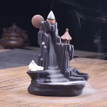 T украшение в буддистском стиле для домашнего декора горелка для благовоний с обратным потоком керамическая подставка для благовоний с водопадом украшение Tearoom Прямая поставка