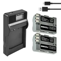 li ion Bonadget 2000mAh Li-ion ENEL3e EN EL3a ENEL3e החלפת ניקון D300S D300 D100 D200 D700 D70s D80 D90 D50 מצלמה סוללה (5)