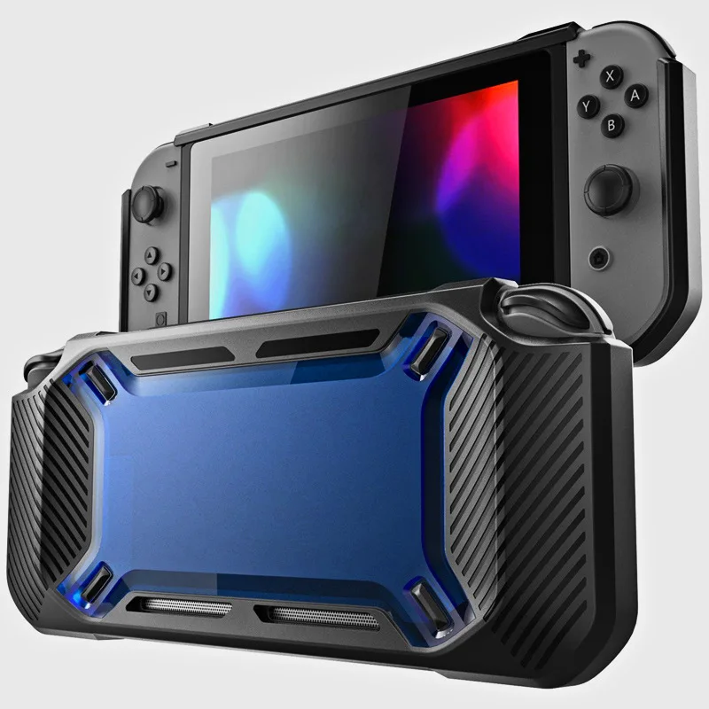 Защитный чехол для хранения для nintendo Switch Console дорожные сумки для переноски с защитой от царапин - Цвет: Синий