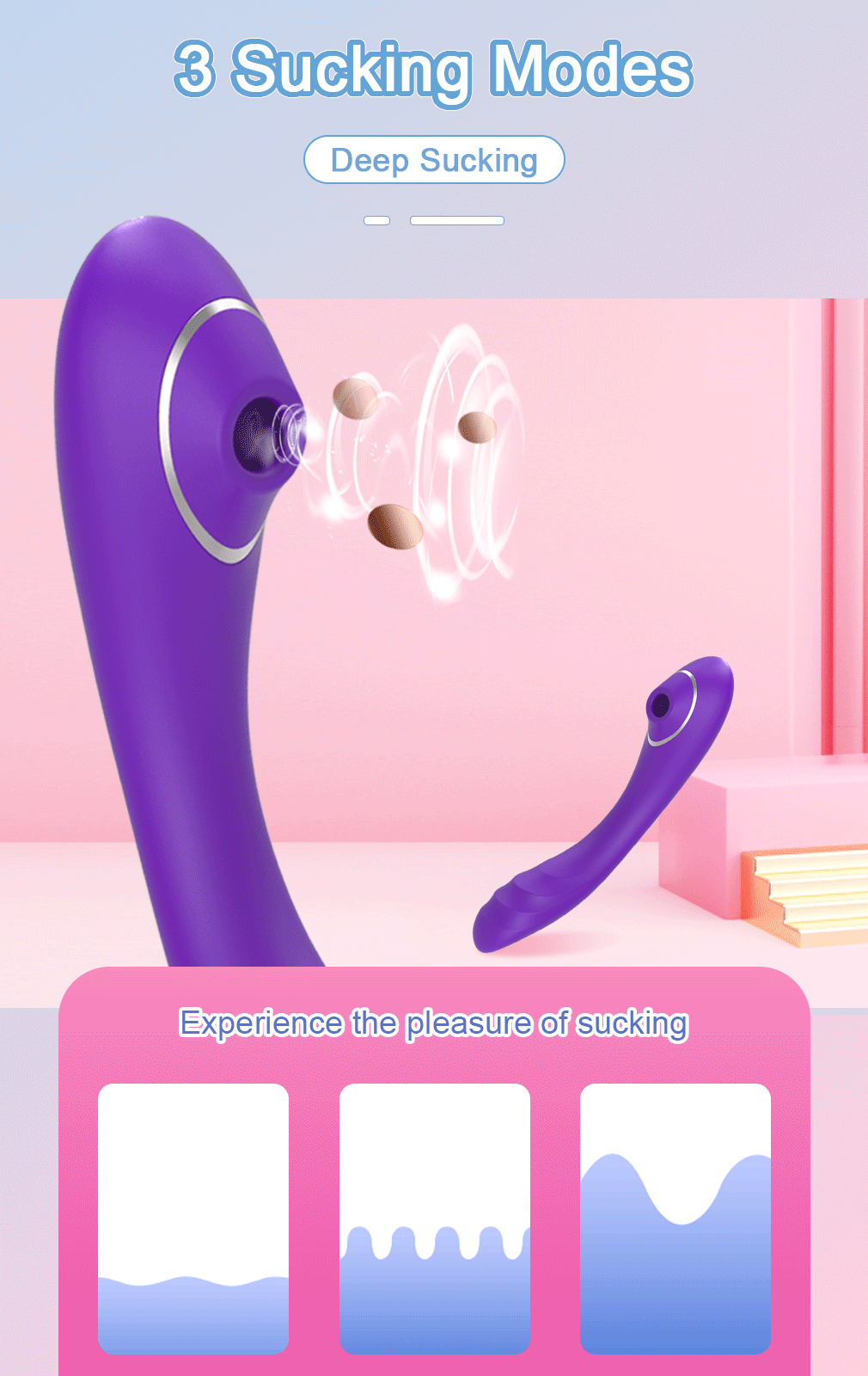 Vibratore clitorideo e stimolatore punto g potente per donna_voghion.com