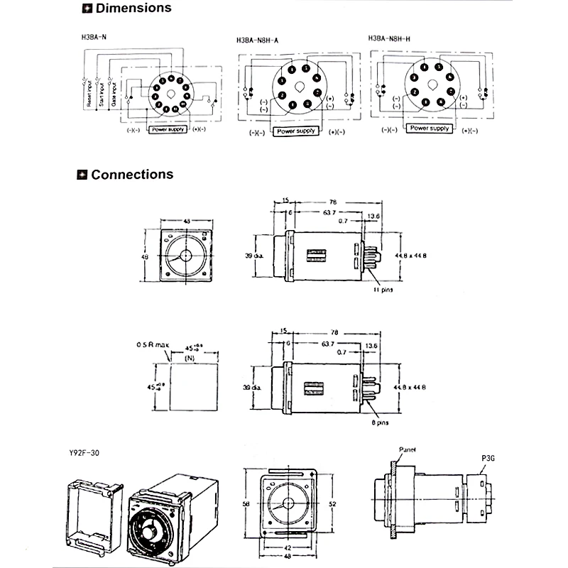 temps multifonctionnel relais statique