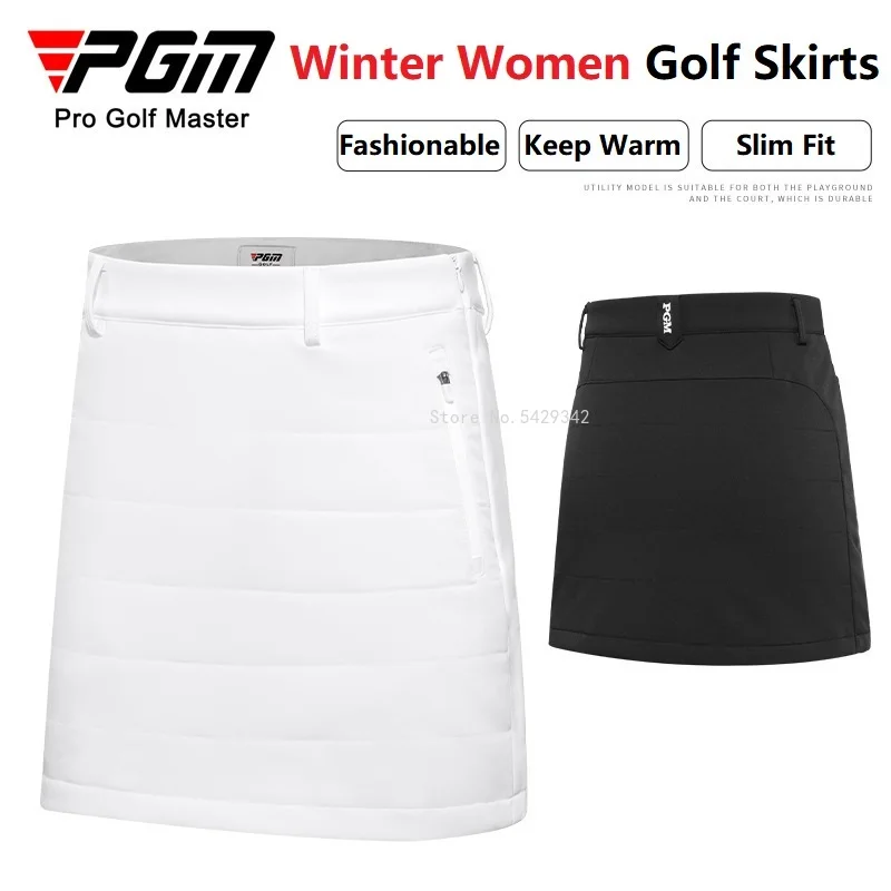 Pgm Golf Clothing Women Short Skirt Winter Ladies Pencil Skirts Thicken Plus Cotton Skorts Female Slim Pack Hip Shorts XS-XL