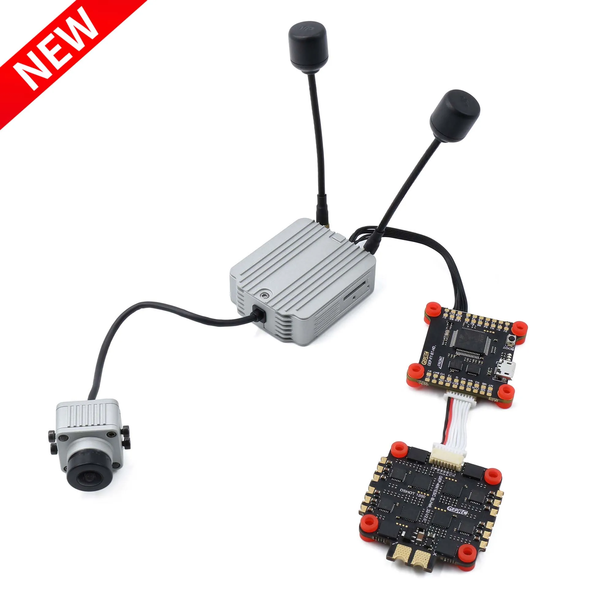 

New GEPRC SPAN-F7-BT-HD F722 DUAL ICM20689 Flight Contorller & BLheli_32 50A 4In1 ESC FPV Combo for FPV RC Parts Drone Accessory
