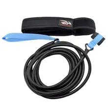 Practical 4m Swimming Resistance Belt Swimming Training Leash Exerciser Traction Leash Rope Pool Accessories