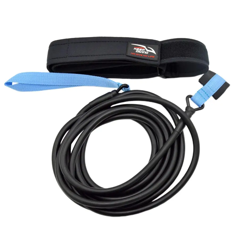 

Practical 4m Swimming Resistance Belt Swimming Training Leash Exerciser Traction Leash Rope Pool Accessories