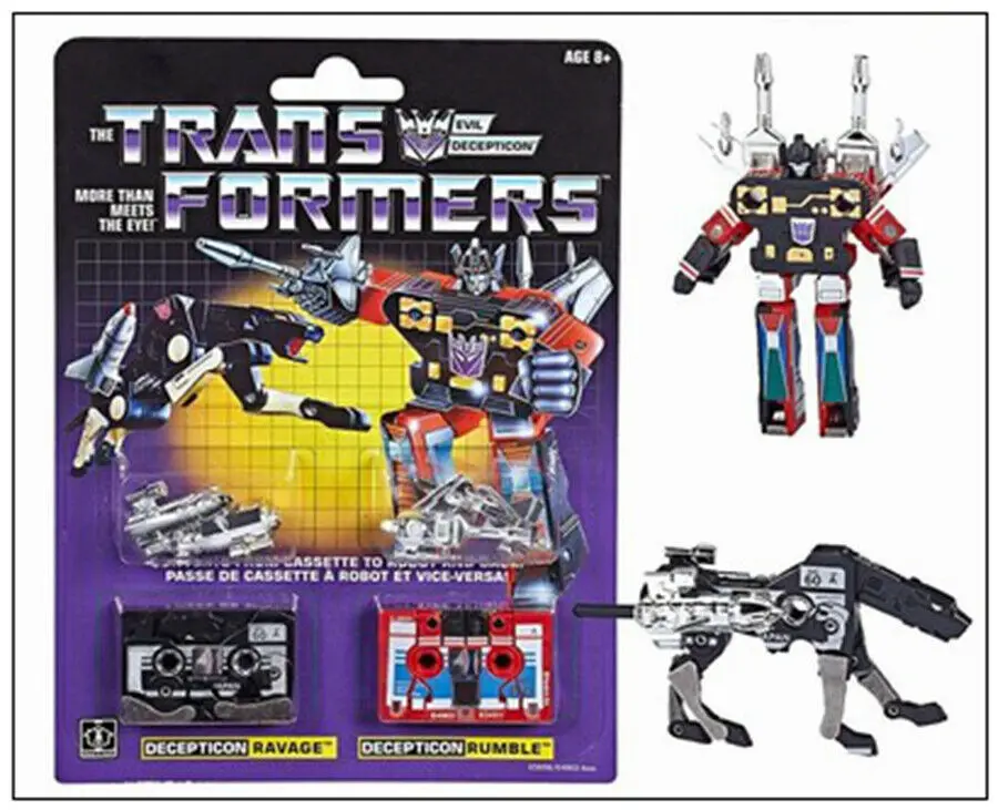 Ttansformation G1 Rumble& Ravage Reissue New instock