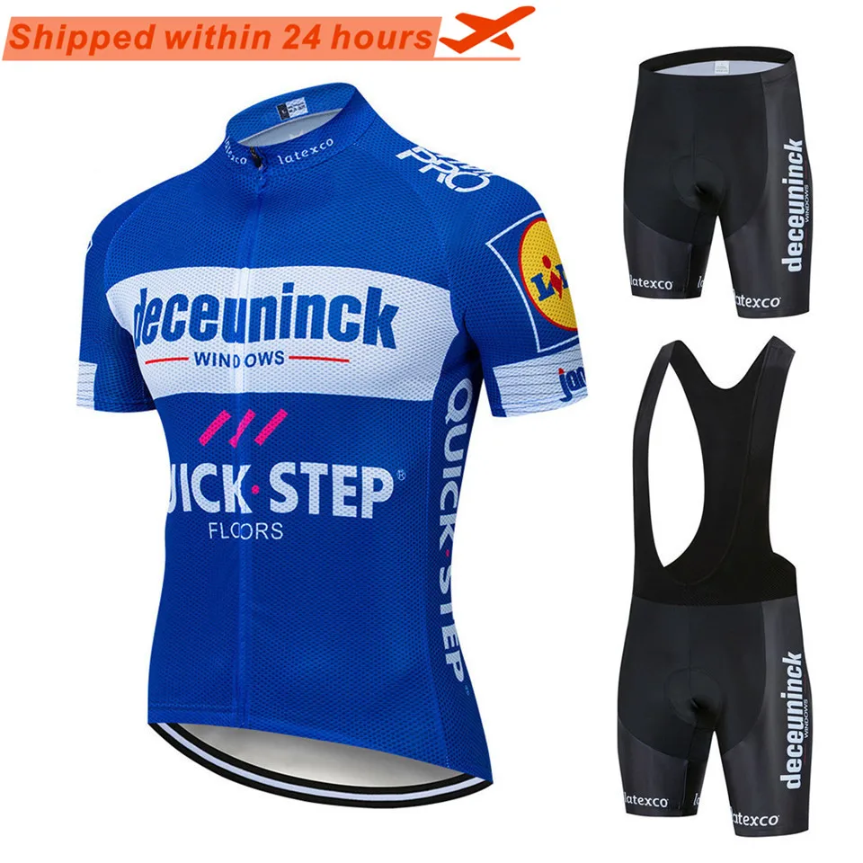 2021 быстрый шаг Deceuninck Велоспорт Джерси комплект одежда Ropa Ciclismo мужская летняя