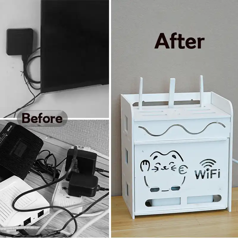 無線lanルータボックスウッドプラスチックモダンフロアランプ壁棚プラグブラケット棚ストレージボックス大容量ケーブル電源プラスワイヤーブラケット収納 Aliexpress
