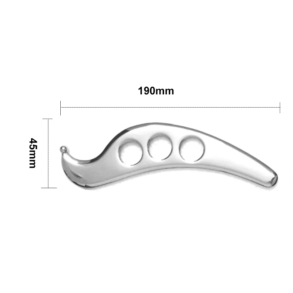 Нержавеющая сталь Gua Sha пластина Guasha Массажер инструмент скребок физиотерапия свободные мышцы Меридиан Массажная машина спа доска инструмент