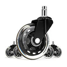 

Office Chair Wheels Replacement Rubber Chair Casters Are Suitable For Hardwood Floors And Carpets Are Suitable For Chair