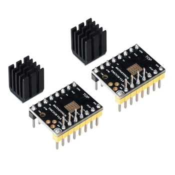 

3D Printer Part Tmc2130 V2.0 Stepper Motor Stepstick Mute Silent Driver With Heatsink For 3D Printer Control Board (Pack Of 2 Pc
