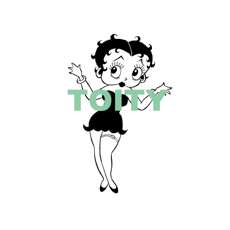 17 видов конструкций Betty Boop Наклейка на стену Крылья Ангела дьявол цыпленок поцелуй мою задницу виниловая наклейка детская спальня настенная наклейка для детской комнаты домашний декор