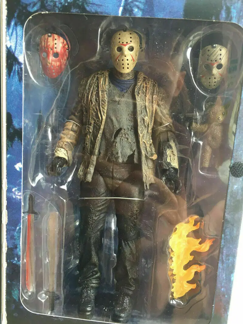 NECA Friday The 13th Jason Voorhees 7 Cult Classics Action Figure Toy Box  Gift