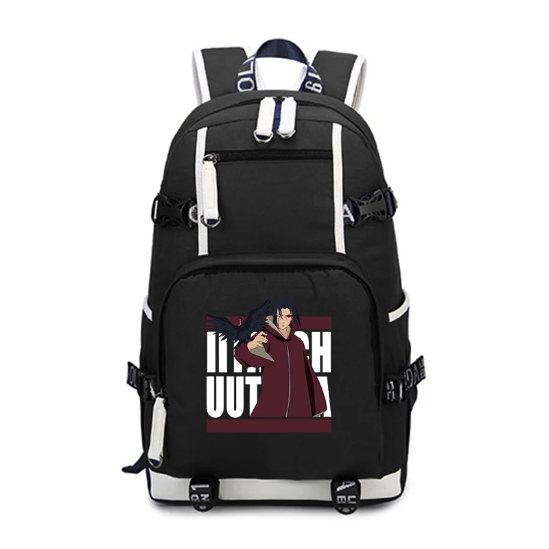 Mochila Feminina Наруто Аниме Рюкзак Какаши Итачи школьные сумки для подростков девочек мужчин женщин Дорожные сумки большой рюкзак для ноутбука