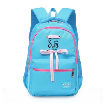 

cute school bags for teenage girls korean style school backpack for girls bowtie decoration children bag girl gift