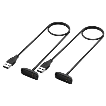 

3.28Ft USB Charger Cable Charging Station Charging Dock Stand Charger for Fitbit Inspire Smart Watch [2 Pieces]