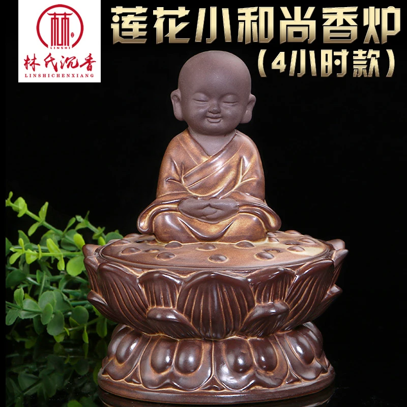 Liquid Rtv Silicone Moulds For Concrete Fragrant Lotus, Small Monk, Incense Burner, Sandalwood Stove, Bedroom Smoked Burner - Цвет: see chart