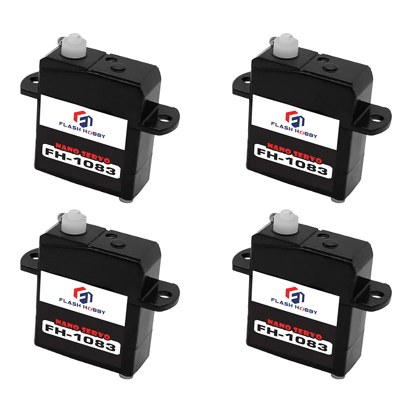 4PCS/LOT FLASHHOBBY FH-1083 1.7g JR JST Low Voltage Micro Digitale Servo Mini JST Connector voor RC Model