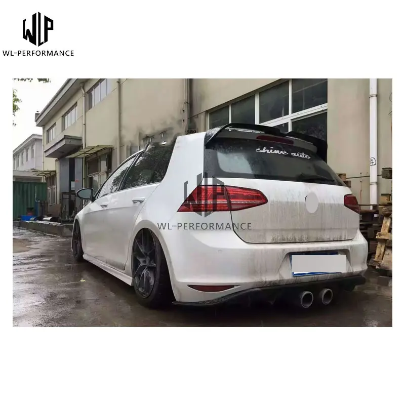 Golf 7 MK7 углеродное волокно крыша задний спойлер для Volkswagen VW Golf 7 MK7 14-UP Автомобильный Стайлинг использование