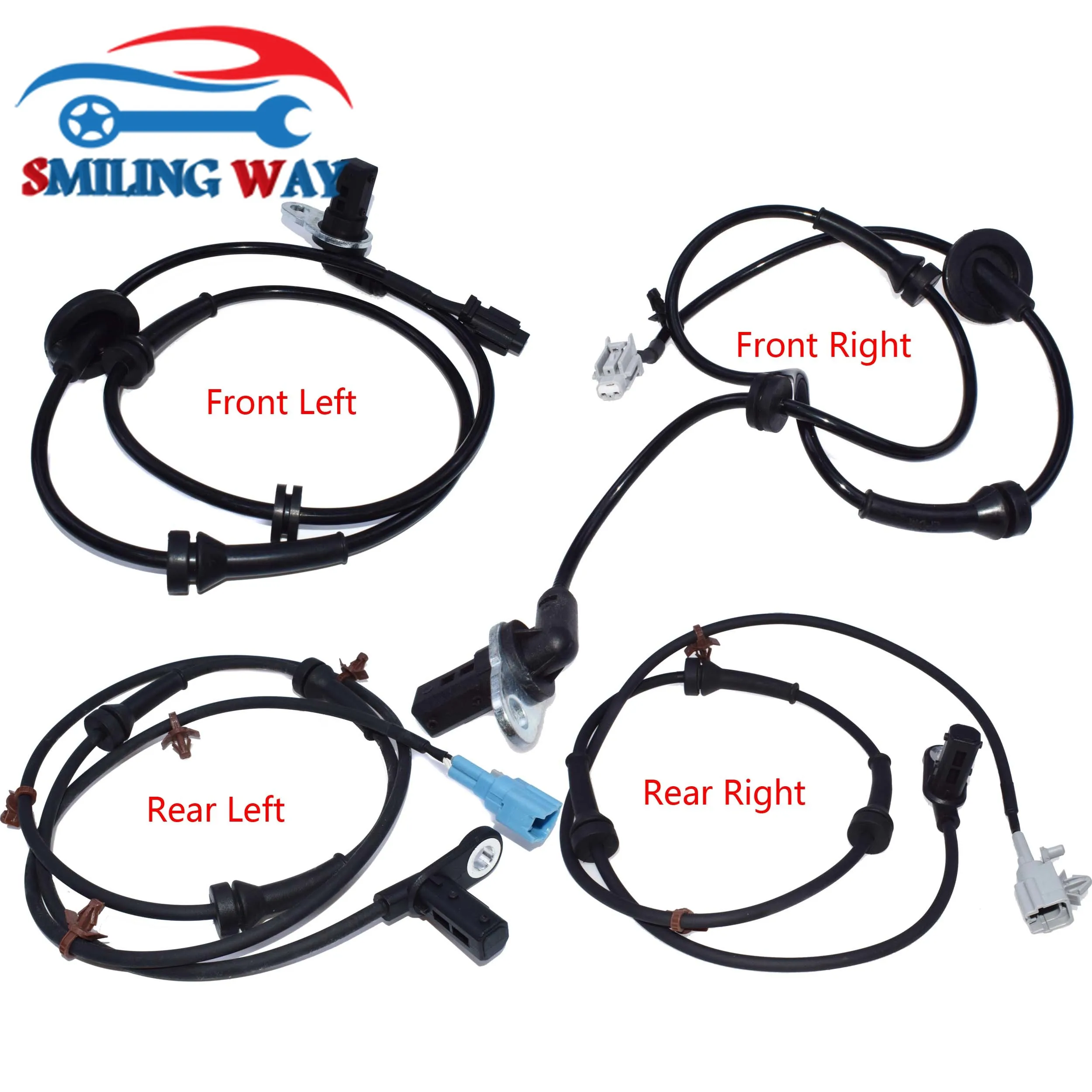 Front Rear Left Right ABS Wheel Speed Sensor For Nissan Maxima 3.5L 2004 -2008 OE# 479117Y000 479107Y000 479017Y000 479007Y000 | Автомобили