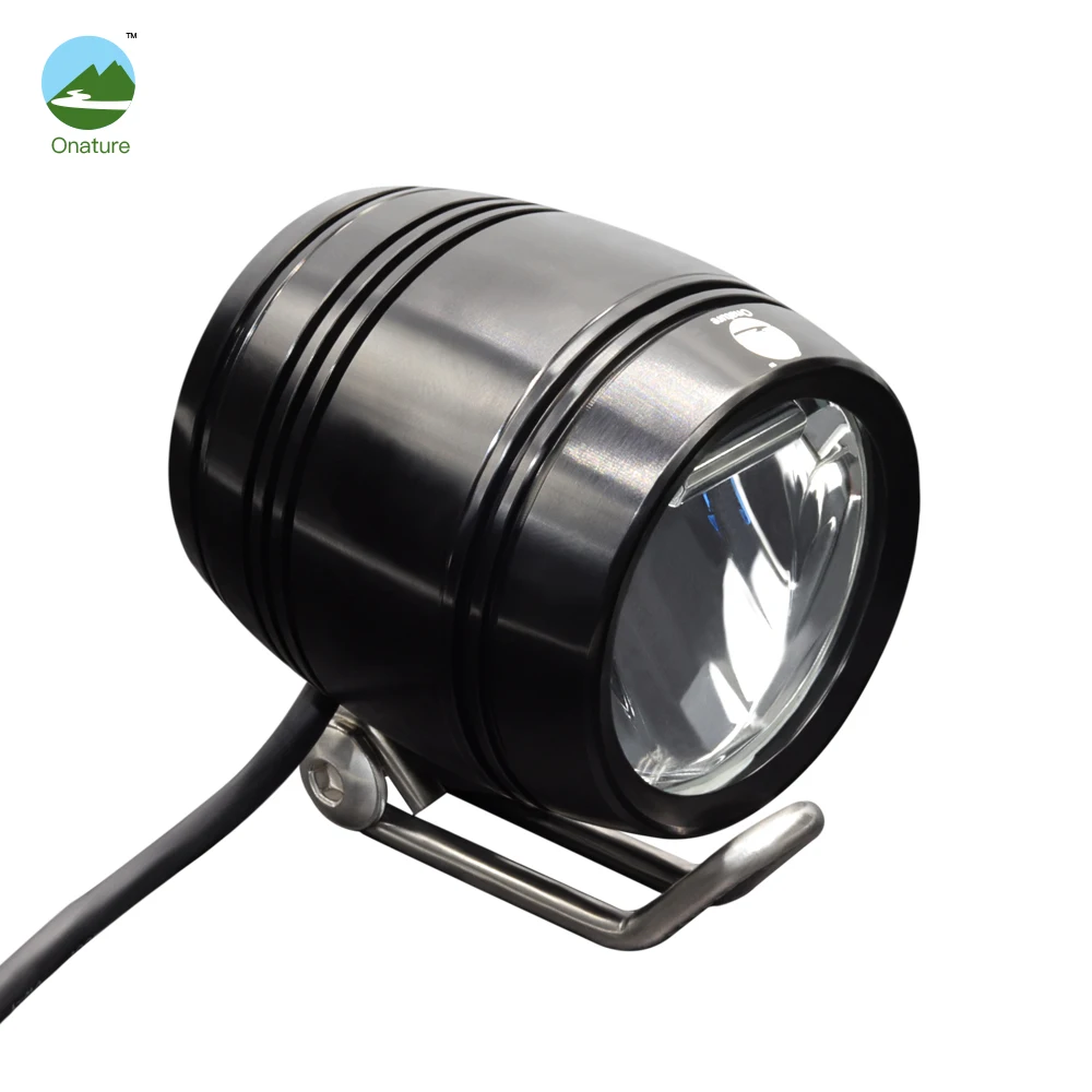 Top Onature ebike light set with aluminum ebike headlight and e bike tail light both 12V 24V 36V 48V 60V LED electric bike light 1