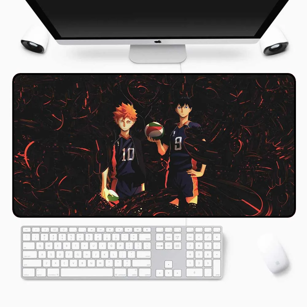 

XGZ Haikyuu Volleyball Junior Anime Gamer Mouse Pad Large Mouse Pad Computer Laptop Office Keyboard Pad Mouspad XxL Gaming Desk